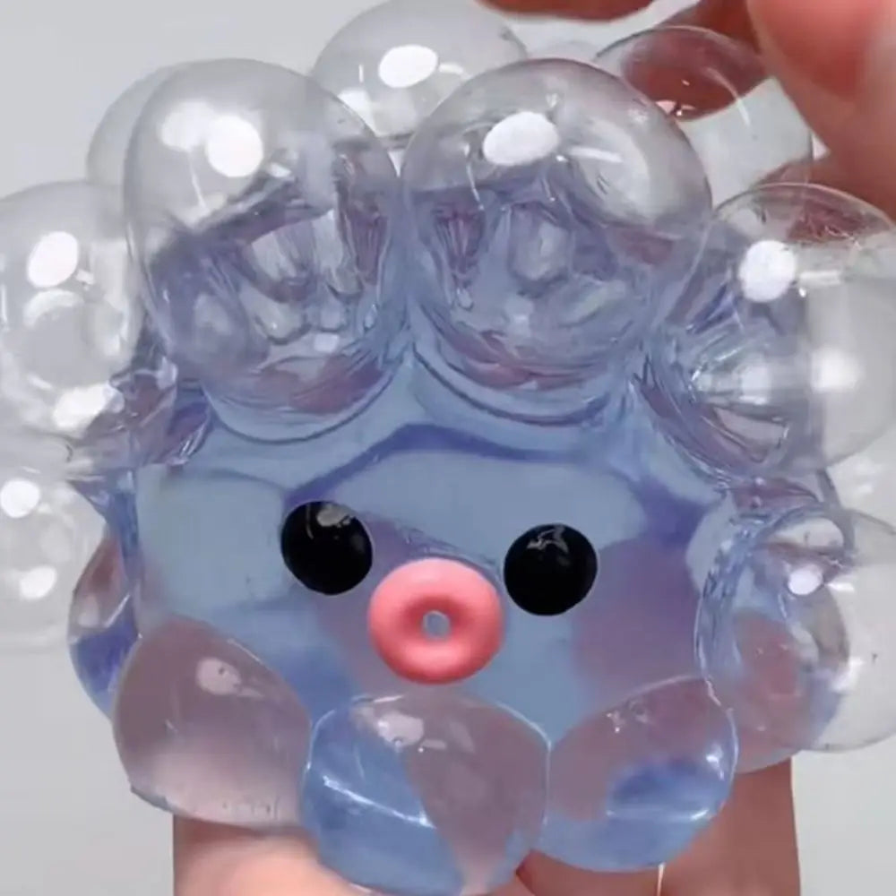 Realistic🔥🔥🔥 Solid Bubble Octopus Pinching Toy Simulation Squeezing Acne Water Ball Squeeze Toy Creative Stress Relief Toy Gifts