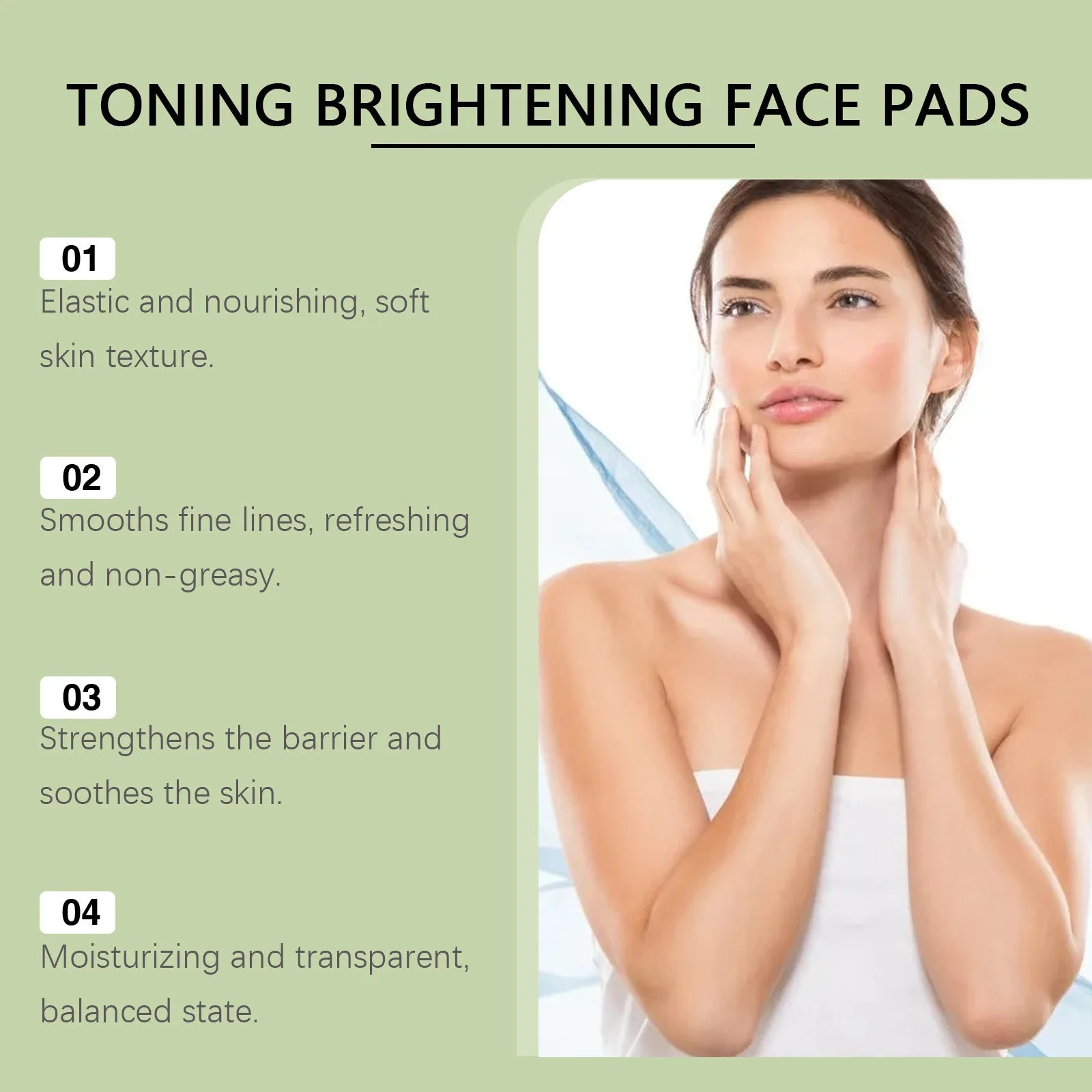Facial Toner Pads Dark Spots Removal Anti Wrinkle Sensitive Skin Barrier