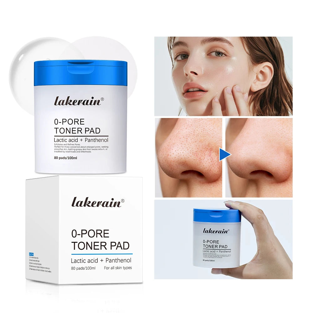 Dual-Textured Facial Toner Pads for Exfoliation and Pore Care