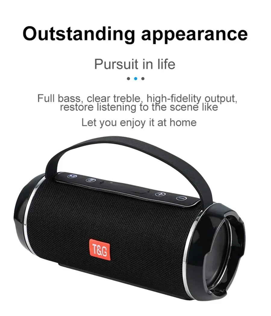 New Bluetooth Speaker TWS Wireless Powerful Box Portable Outdoor Speakers Waterproof Subwoofer 3D Stereo Sound HandsFree Call