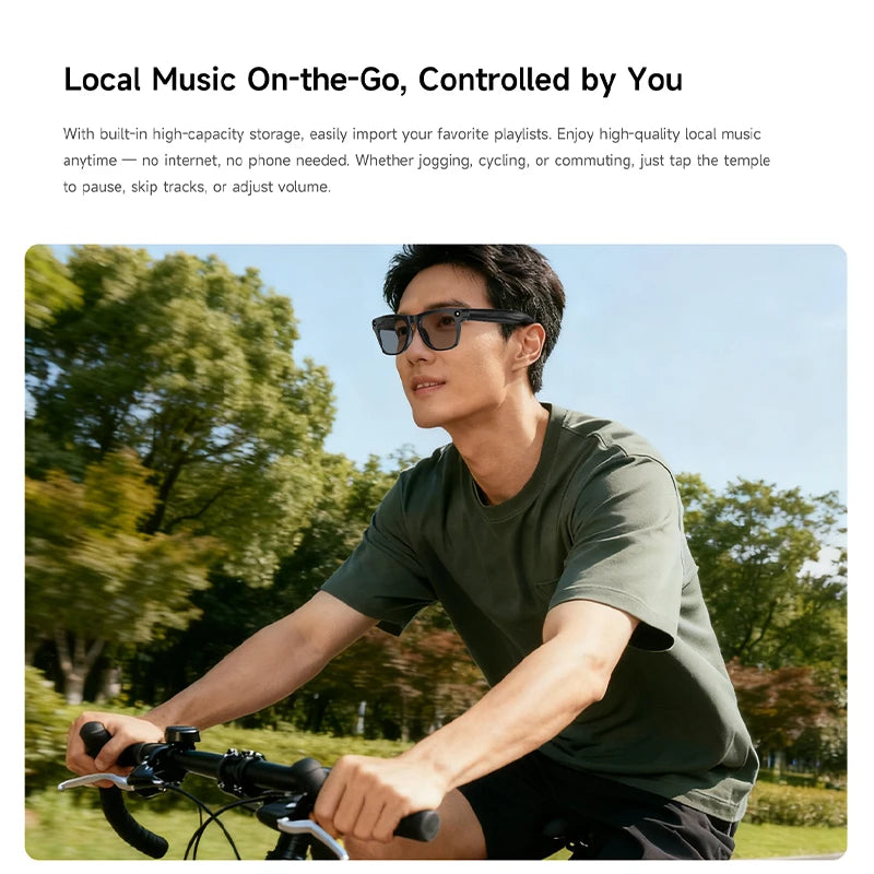 2026 New AI Smart Glasses Anti-Shake Photography AI Interaction Calling Listening to Music Translation Fashionable Smart Glasses