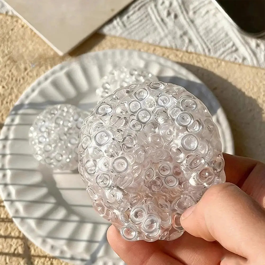 Squishy Balls Ice Beads Squeeze Toy Super Soft Fidget Sensory Toys for Kids Adults Anxiety Stress Relief Slow Rebound Gift