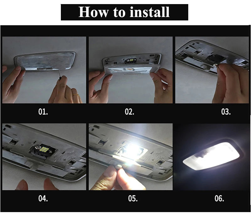 ZITWO Canbus No Error LED Bulb Interior Dome Map Roof Courtesy Light Kit  For Audi A3 S3 RS3 8L 8P 8V 1996-2019 Car Accessories