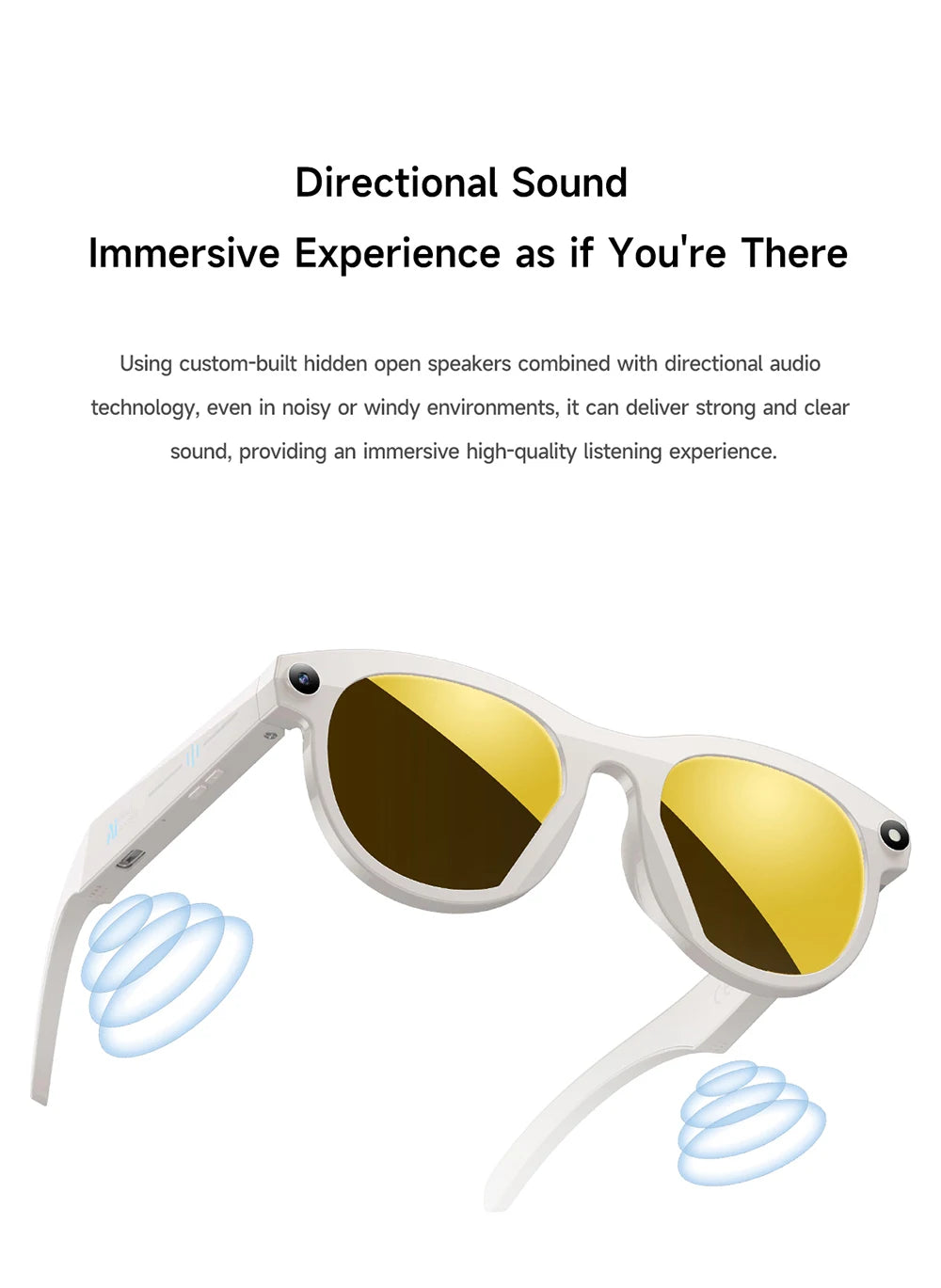 2026 New AI Smart Glasses for Men Women HD Camera 1080P Video AI Voice Assistant Translation Music Playback Bluetooth Calling