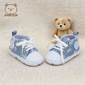 Spring and Autumn Boys' Baby Shoes, Baby Step Shoes, 0-1 Year Old Boys' Baby Canvas Shoes