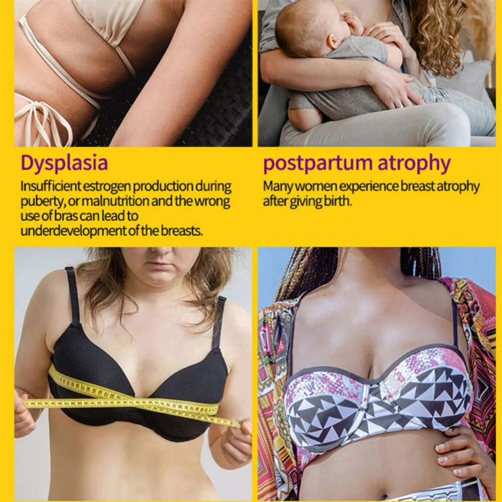 Breast Enlargement Essential Oil Chest Enhancement Bust Plump Up Growth Enlarging Oil Boobs Bigger Lift Firming Breast Enlarge