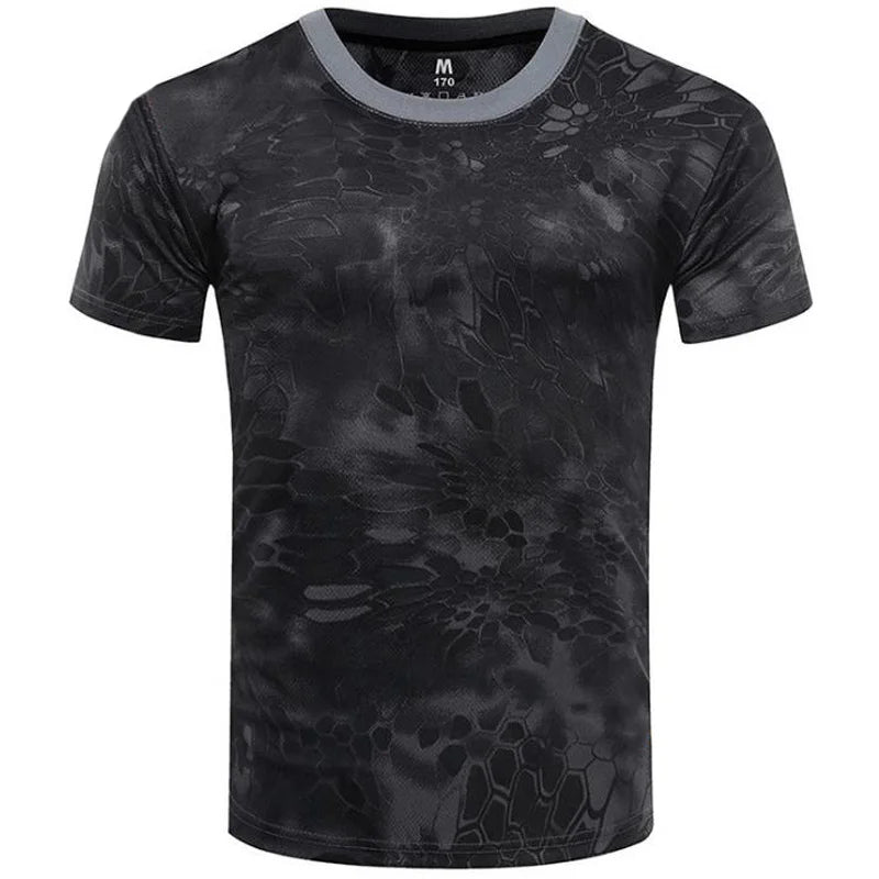 Summer Trend  Men's T-shirt Camouflage Short-sleeve Men's O-neck