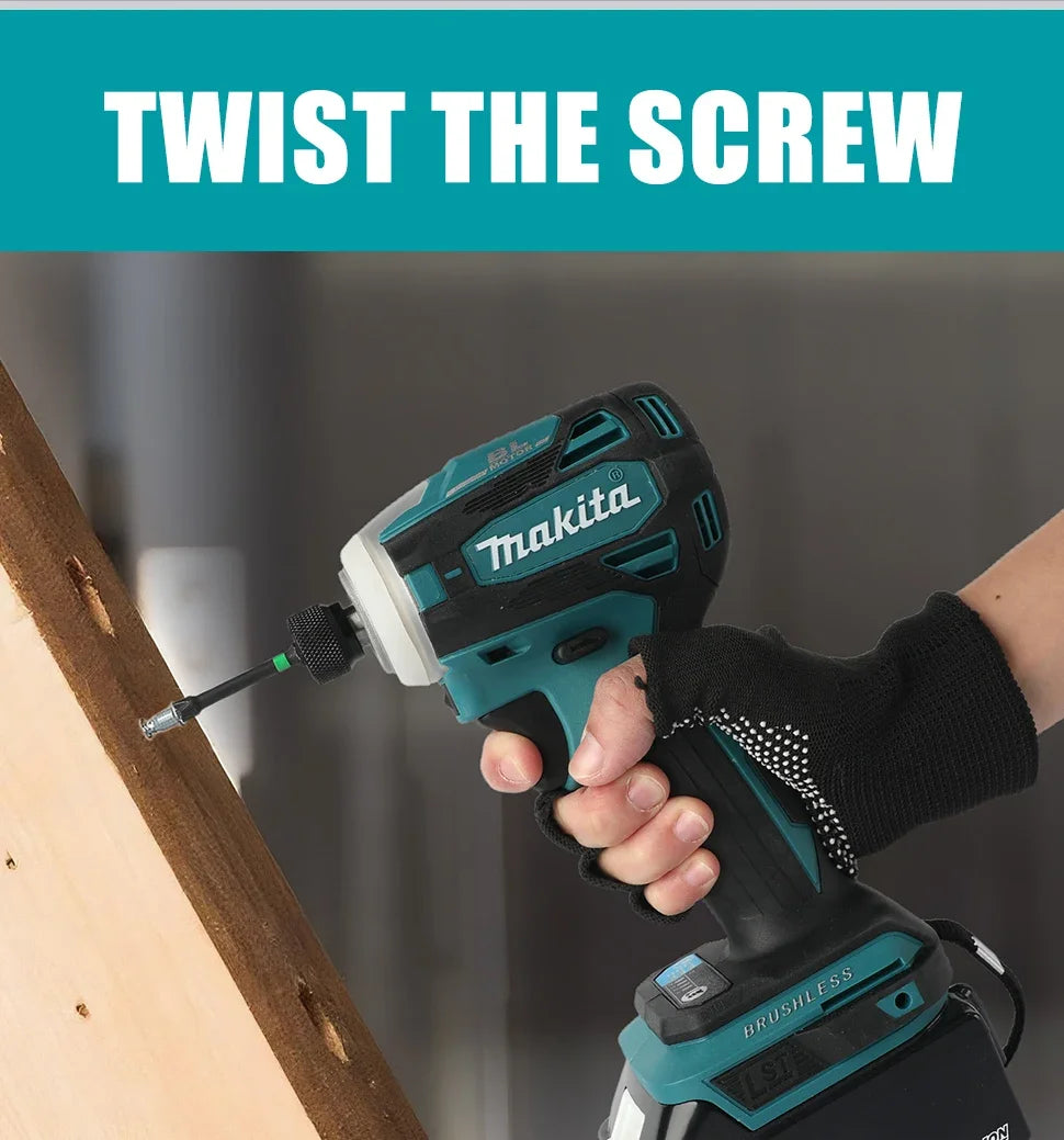 Makita DTD172 Professional Impact Driver 180N·m Max Torque Ideal For Heavy-duty Woodworking And Construction Projects tools
