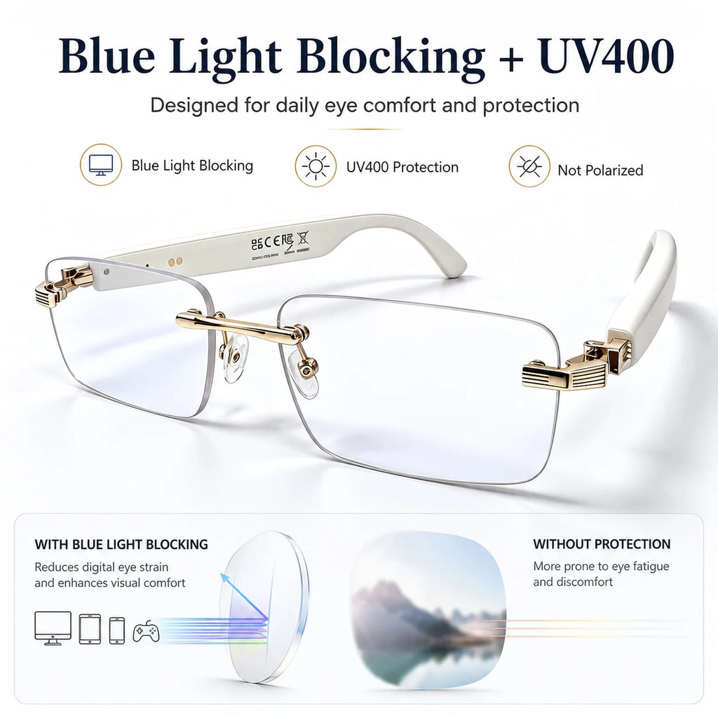 AI Smart Bluetooth Glasses Sunglasses Smartglasses Open Ear Audio Dual Mic ENC Photochromic UV400 Blue Light for Driving Use