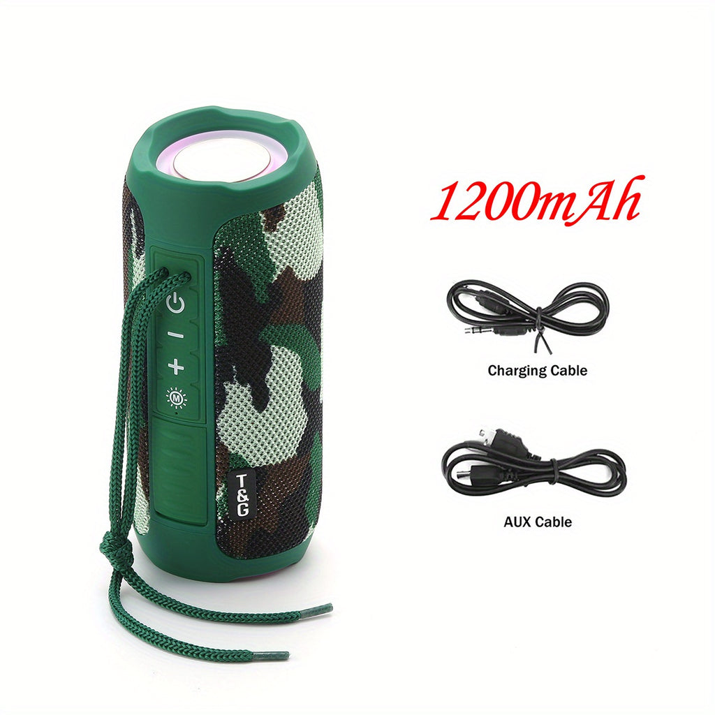 T&G227 Wireless Bluetooth Speakers Portable BT Speaker With Stereo Sound & IPX6 Waterproof Showerproof For Party Beach Camping