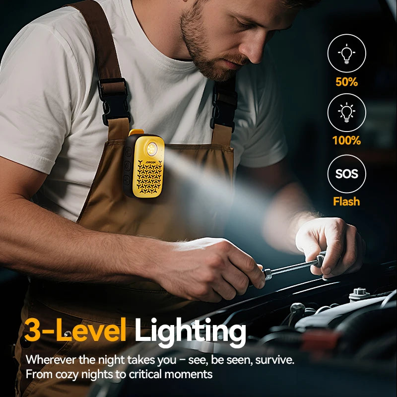 Joyroom Wearable Bluetooth 5.4 Speakers,IP67 Waterproof,Clip-On Portable Small Personal Speaker/Clean Sound/Stereo Pair/Wireless
