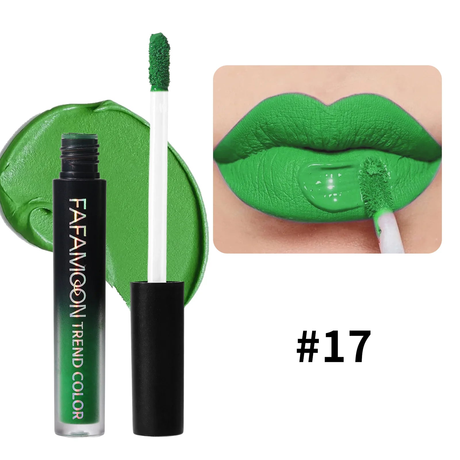 Non Stick Cup Liquid Lipstick 18 Colors Nude Pigment Lasting Lip Gloss Matte Finish Resistant To Fading Waterproof Lip Cosmetics