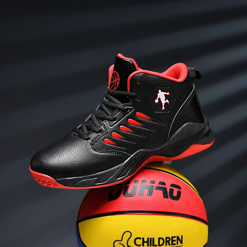 Fashion Children's Basketball Shoes for Boys Girls Sneakers Outdoor Non-slip Sports Running Kids Breathable Walking Shoes