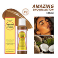Tanning Body Lotion Long Lasting Waterproof Sweat-proof Tanning Booster Lotion Non-greasy Natural Self Tanner Lotion Makeup