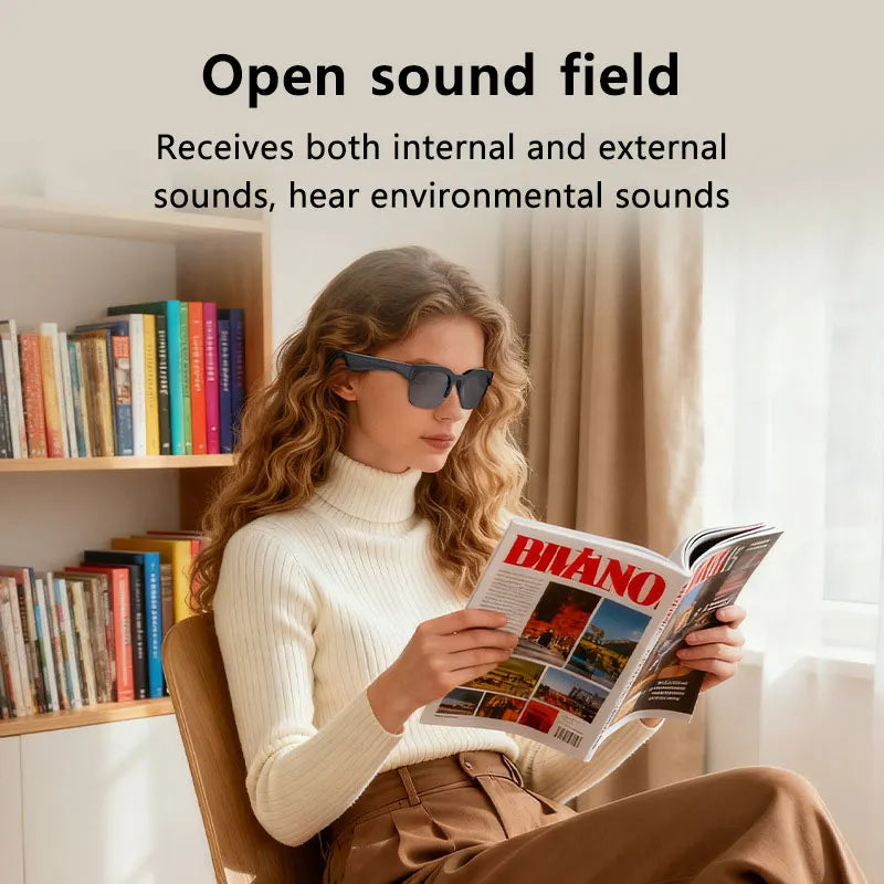 OnePlus AI Smart Glasses AI Translation HD Hands-Free Calling AI Chat Logging Music Playback 8K Smart Sunglasses