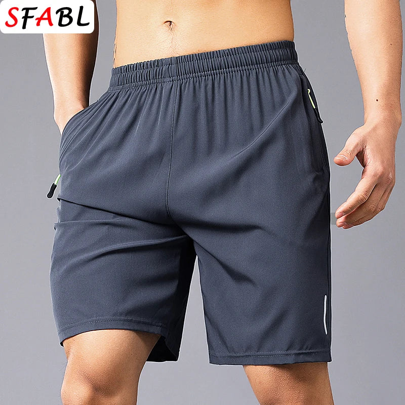 Thin Breathable Beach Short Pants Quick Dry Shorts Men's Football Soccer  Jogging Fitness