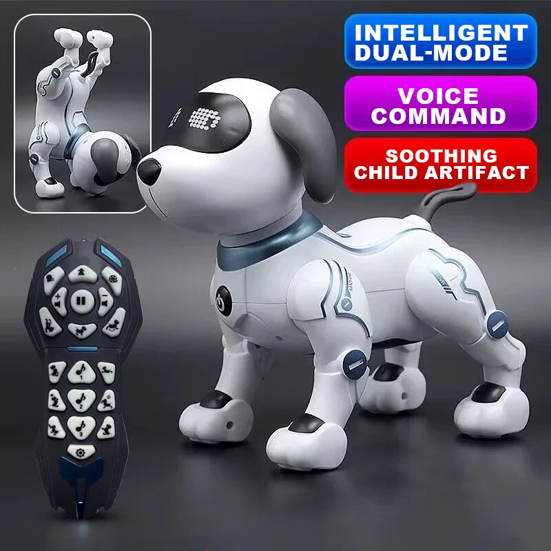 Children's AI Intelligent Pet Dog Intelligent Programming Voice Touch Sensing Mechanical Dog Robot Perfect Children's Gift