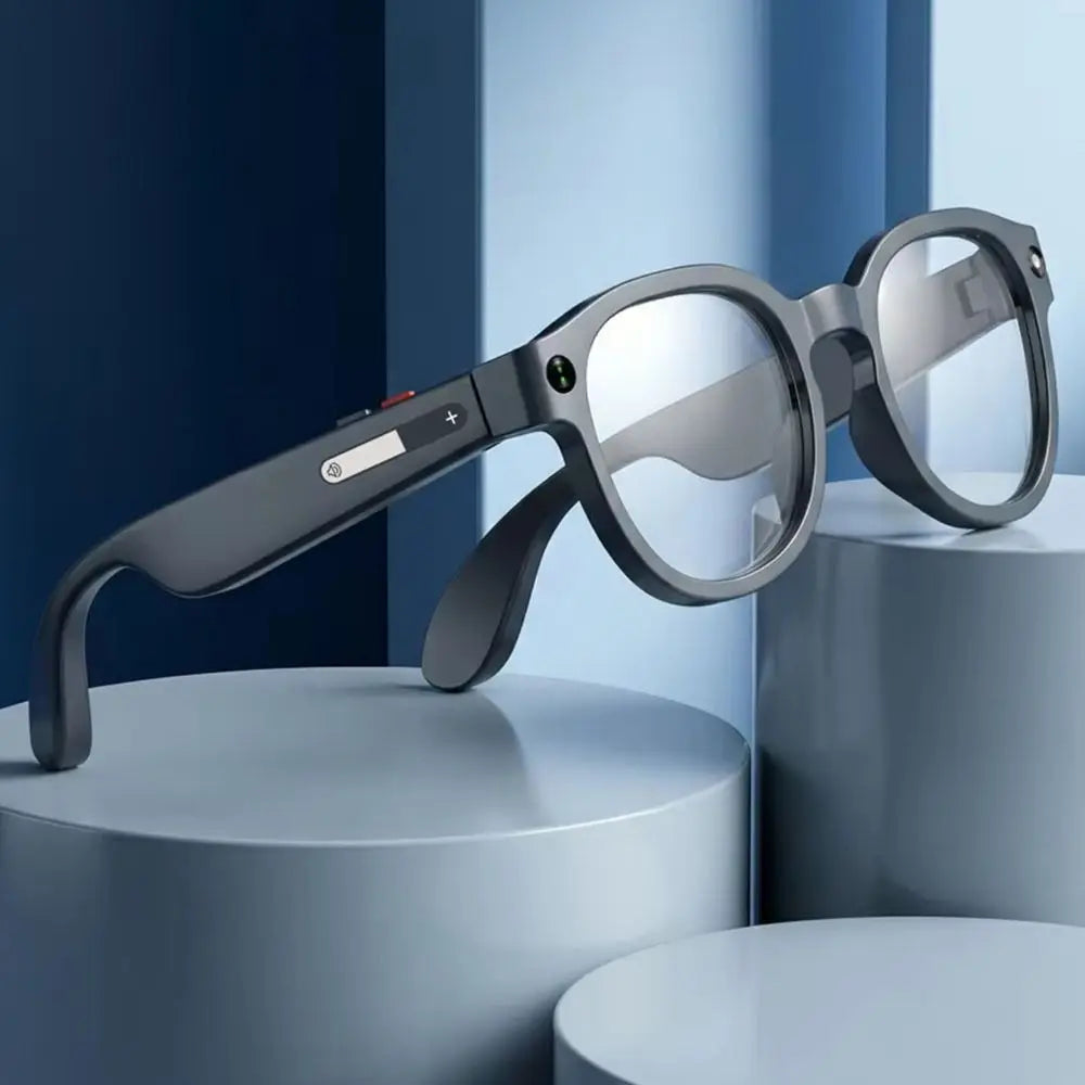 2 in 1 AI Smart Glasses AIMB-S1 Real-time Translation Smart Video Glasses Bluetooth Audio Waterproof Intelligent Eye Glasses