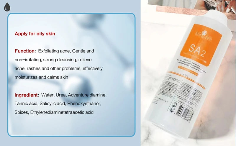 Facial Skincare Face Serum AS1 SA2 AO3 Aqua Peel Solution For Facial  Skin Deep Cleaning 400ml Kit of 3 Serums