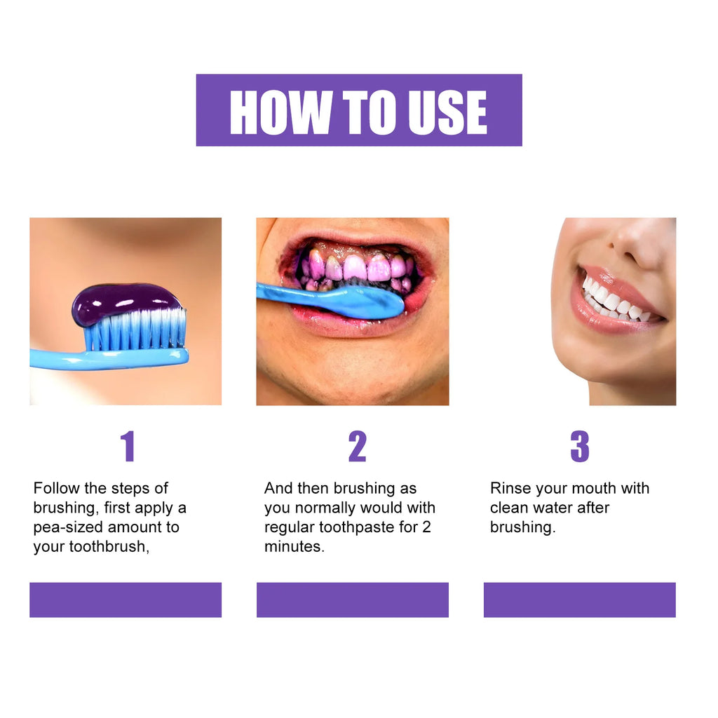 Whitning Toothpaste Freshen Breath Remove Stains Oral Hygiene Clean