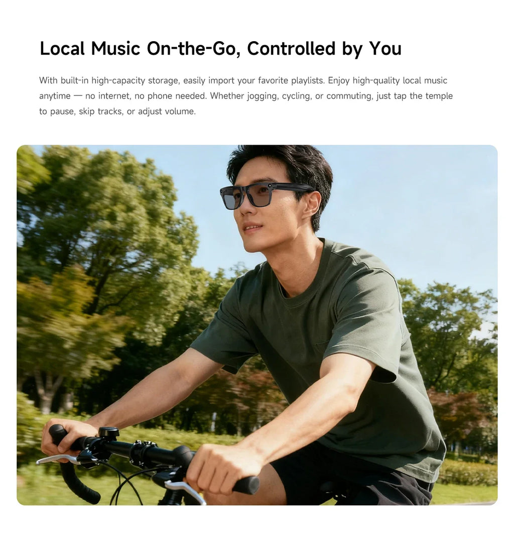 2026 New AI Smart Glasses Anti-Shake Photography AI Interaction Calling Listening to Music Translation Fashionable Smart Glasses