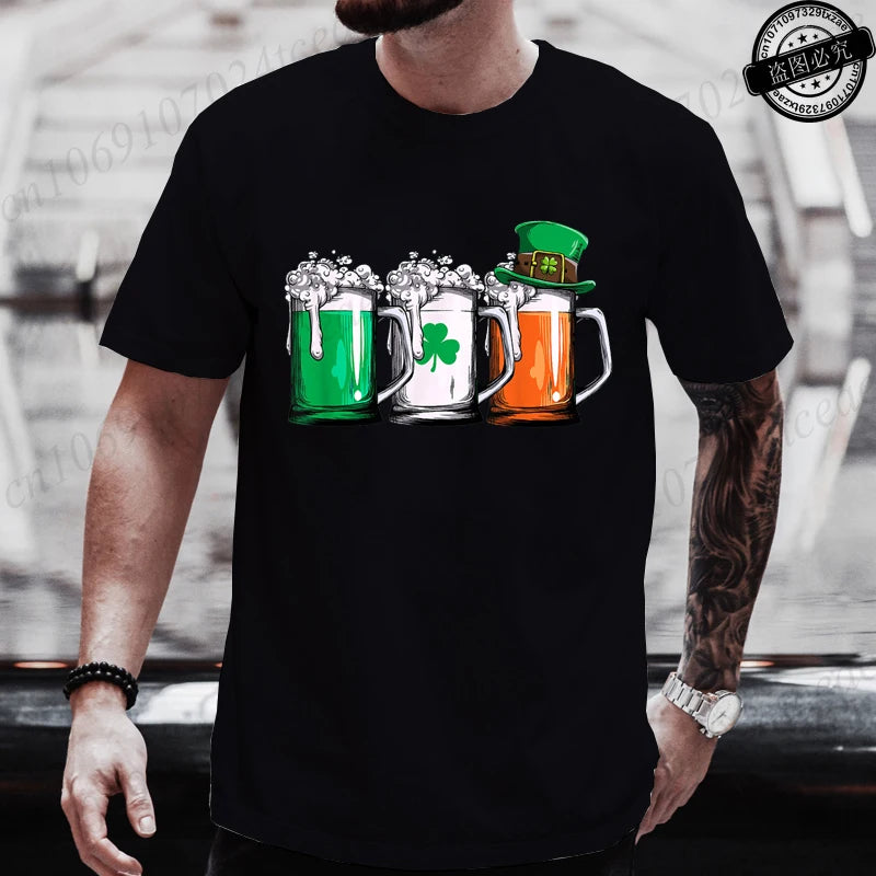 St. Patrick's Day Men's T-Shirts short Sleeve