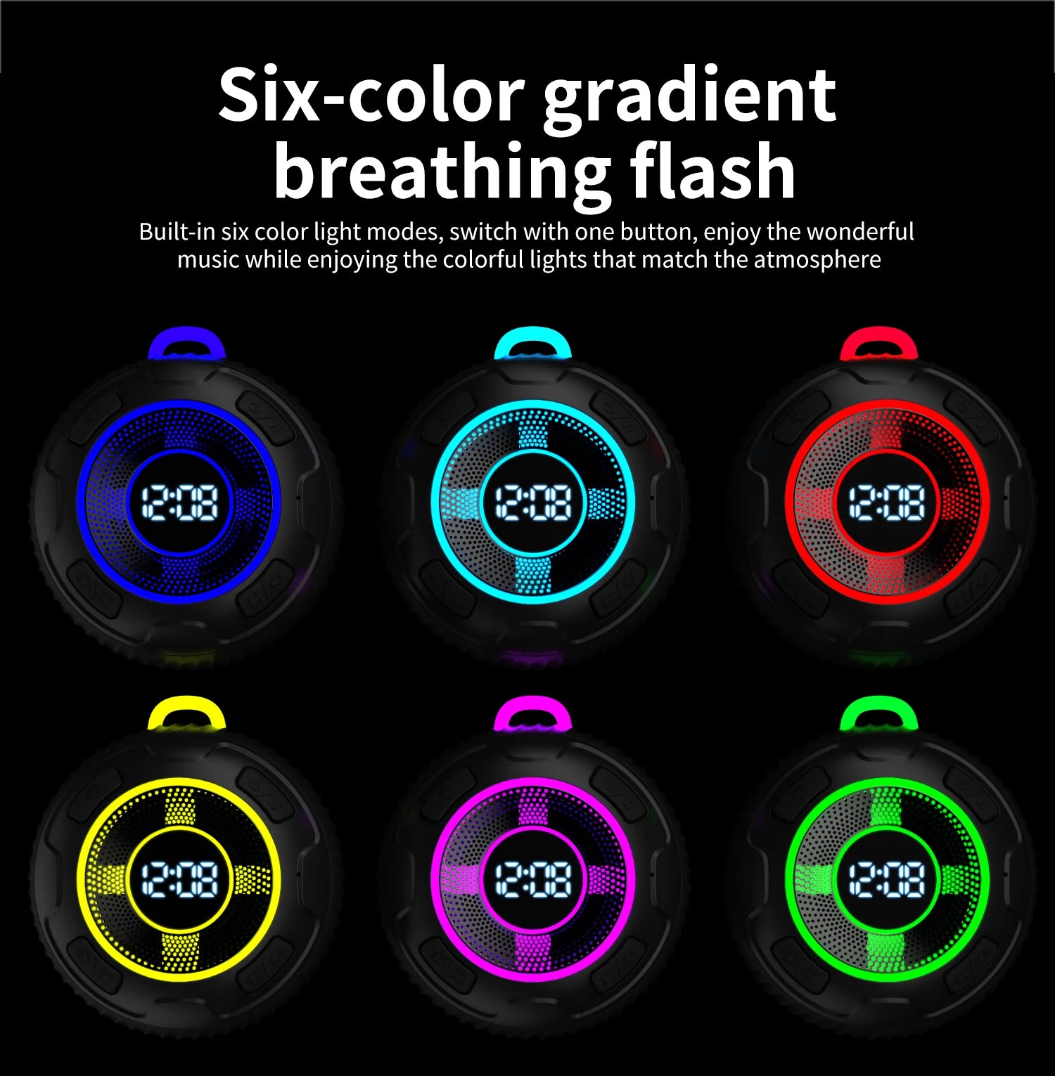 s3 Bluetooth Shower Speakers subwoofer Wireless Speaker S5 IPX7 Waterproof ENC Speakers IPX7 Waterproof Built-in Mic 10 hours