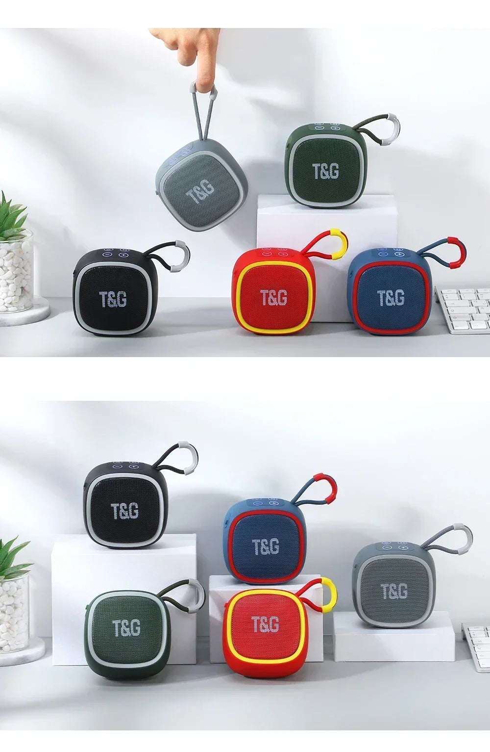 Bluetooth Speaker Mini Portable IPX4 Waterproof Wireless Loudspeaker Support TF FM Card BT TWS Stereo HIFI Sound Box Car Audio
