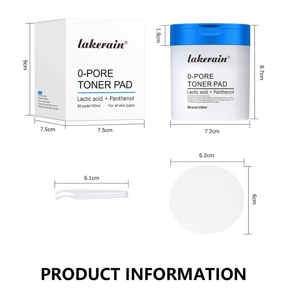 Dual-Textured Facial Toner Pads for Exfoliation and Pore Care