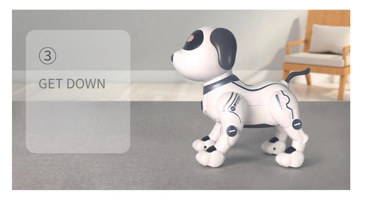 Children's AI Intelligent Pet Dog Intelligent Programming Voice Touch Sensing Mechanical Dog Robot Perfect Children's Gift