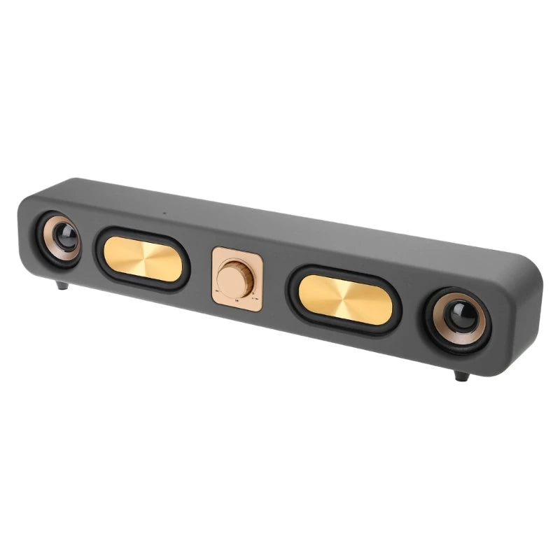 Bluetooth-compatible Speakers Wireless Sound Bar Speakers for Desktop Speakers Corded USB Connection for Monitors
