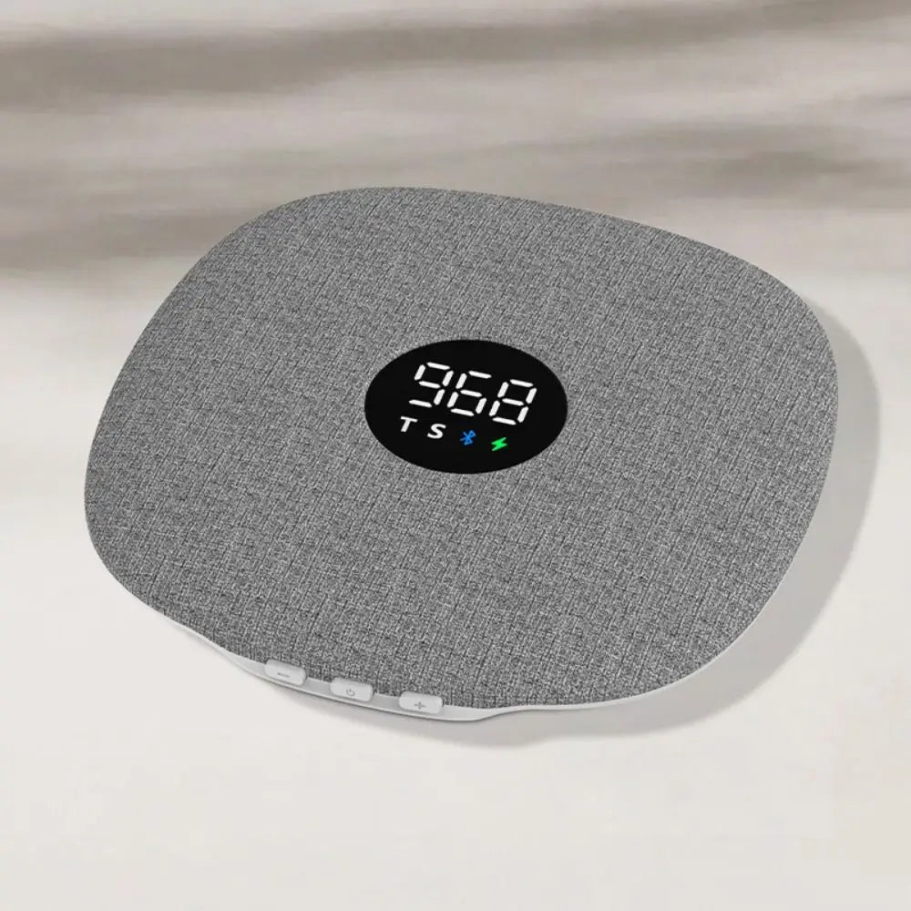 Bluetooth 5.4 Under Pillow Bluetooth Speaker Bone Conduction Sleep Aid Sound Machine LED Display Mini Bedroom Pillow Speaker
