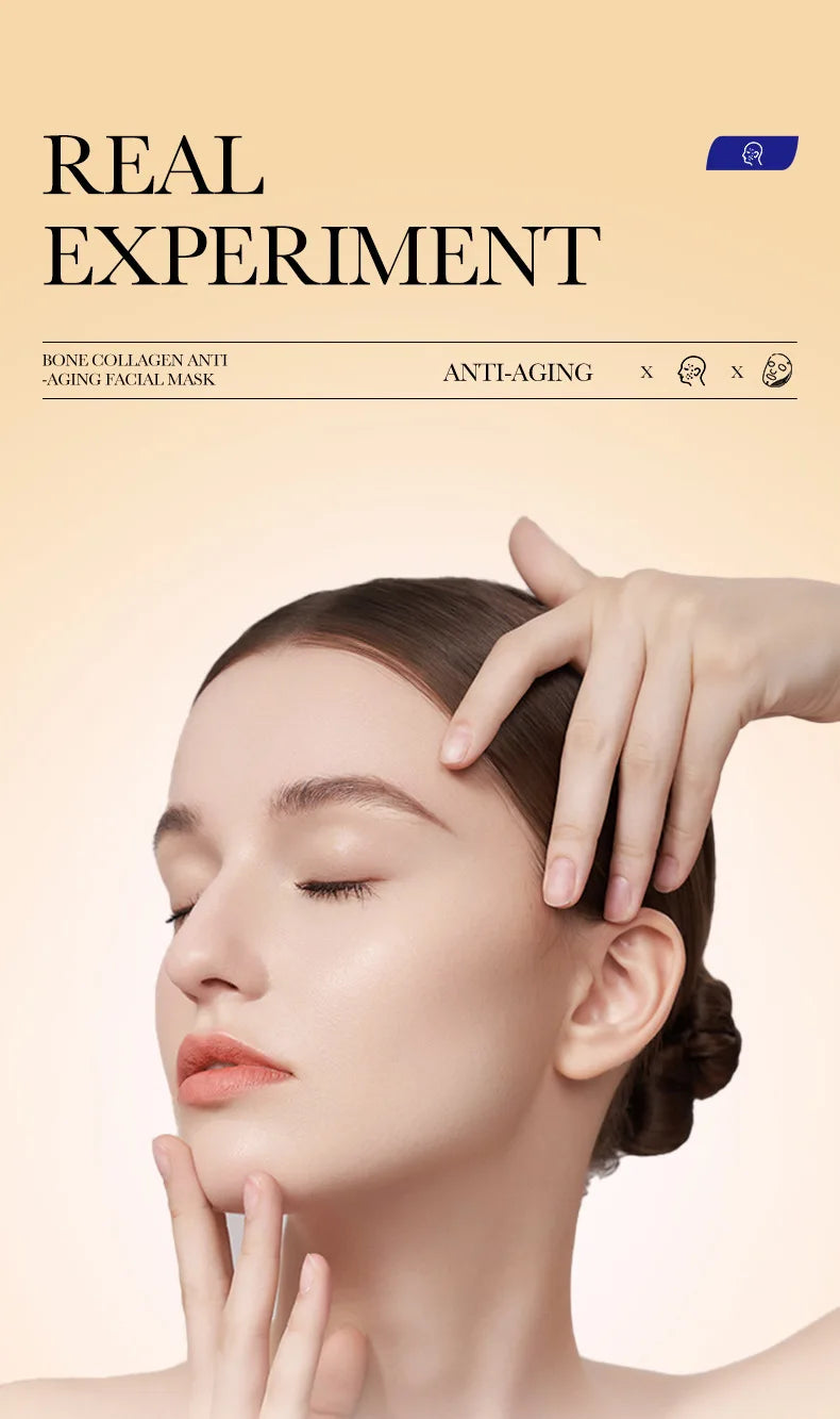 10pcs Anti-wrinkle Collagen Face Mask Moisturizing Anti-aging Wrinkle Whitenting skincare Face Sheet Mask Facial Masks Skin Care