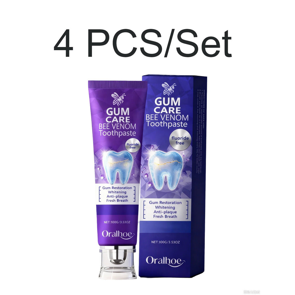 Bee Venom Toothpaste Teeth Brightening Gum Restoration Enamel Protection Sensitive Teeth Improve Plaque Stains Fresh Breath