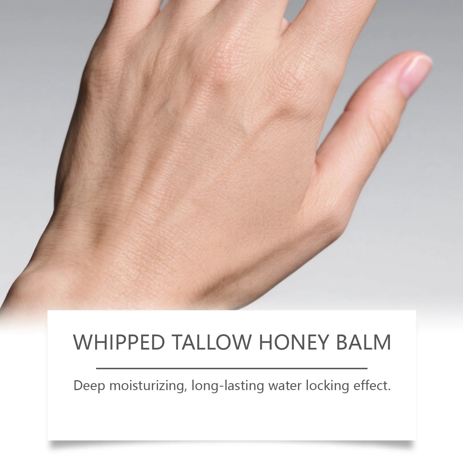 60g Beef Tallow Honey Balm Repair Moisturizer For Mature Dry Sensitive Skin Brightening Even Skin Whipped Tallow Honey Cream