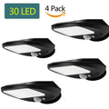 Solar Wall Lamp 3.7V 1.2W 300lm Long Lifespan Weather Resistant Outdoor Lighting for Gardens Garages Patios