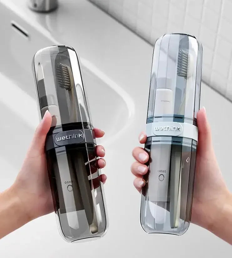 Toothbrush Travel Containers Transparent Portable Toothbrush Case Outdoor/business Trip/travel Acessories