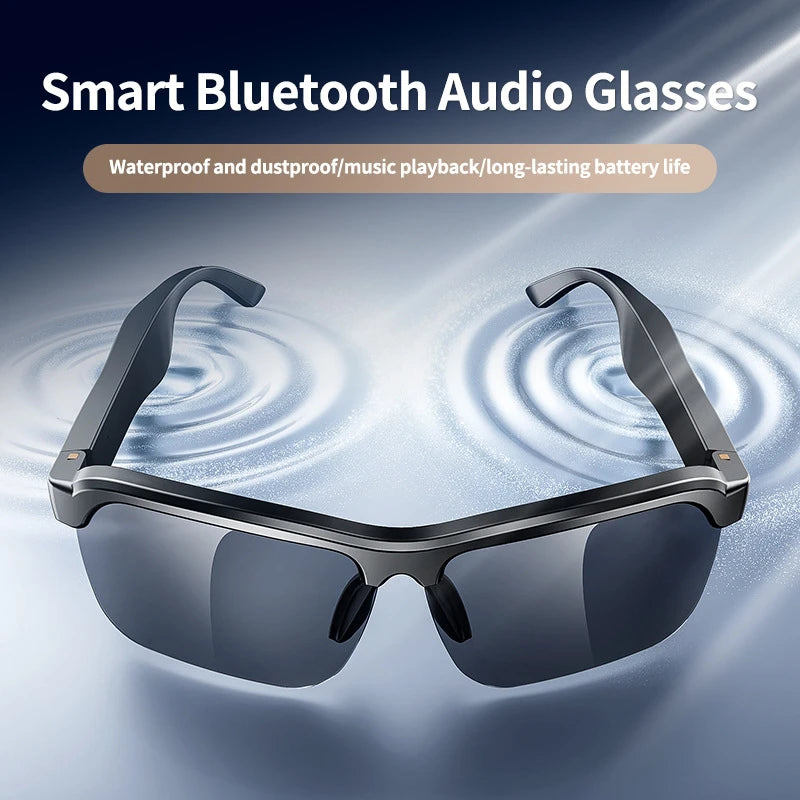 8K AI Smart Glasses With 100MP Camera Chat GPT Touch Sport Sunglasses Bluetooth Call Video Music Player ForMen Women 2025 New