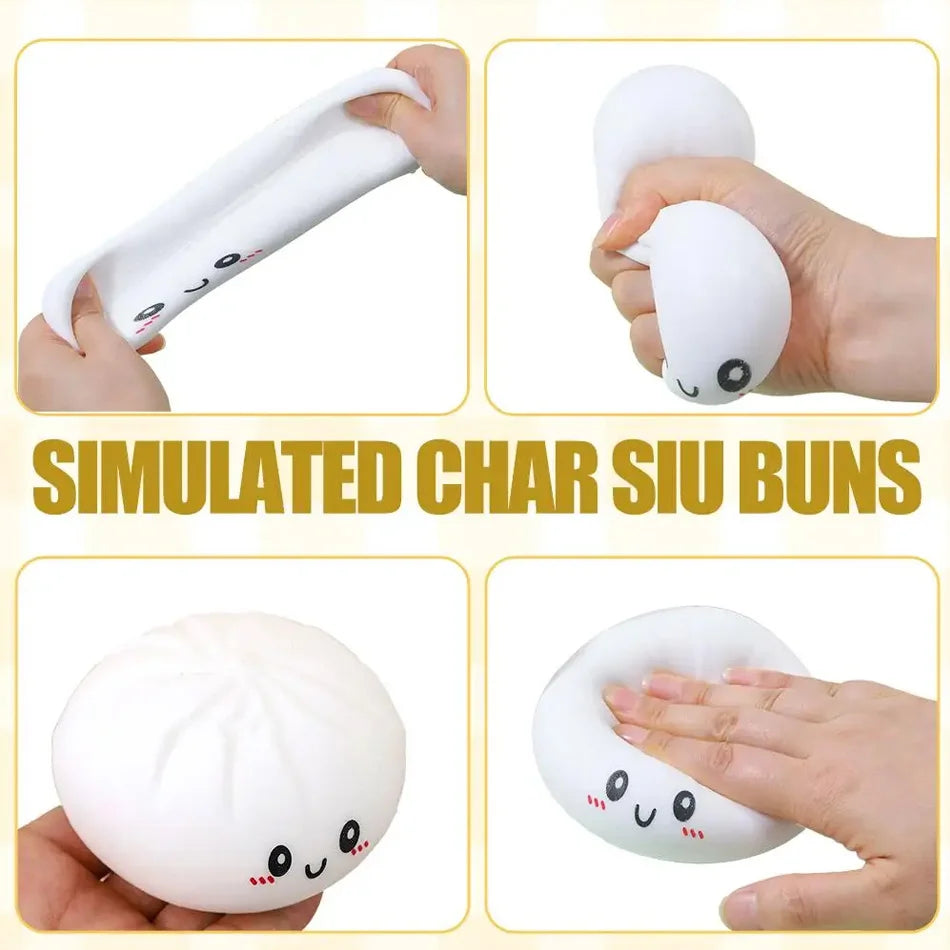 Glitter Dumpling🔥🔥🔥 Squishy Squeeze Toy With Packaging Box Stress Relief Sensory Decompression Toy