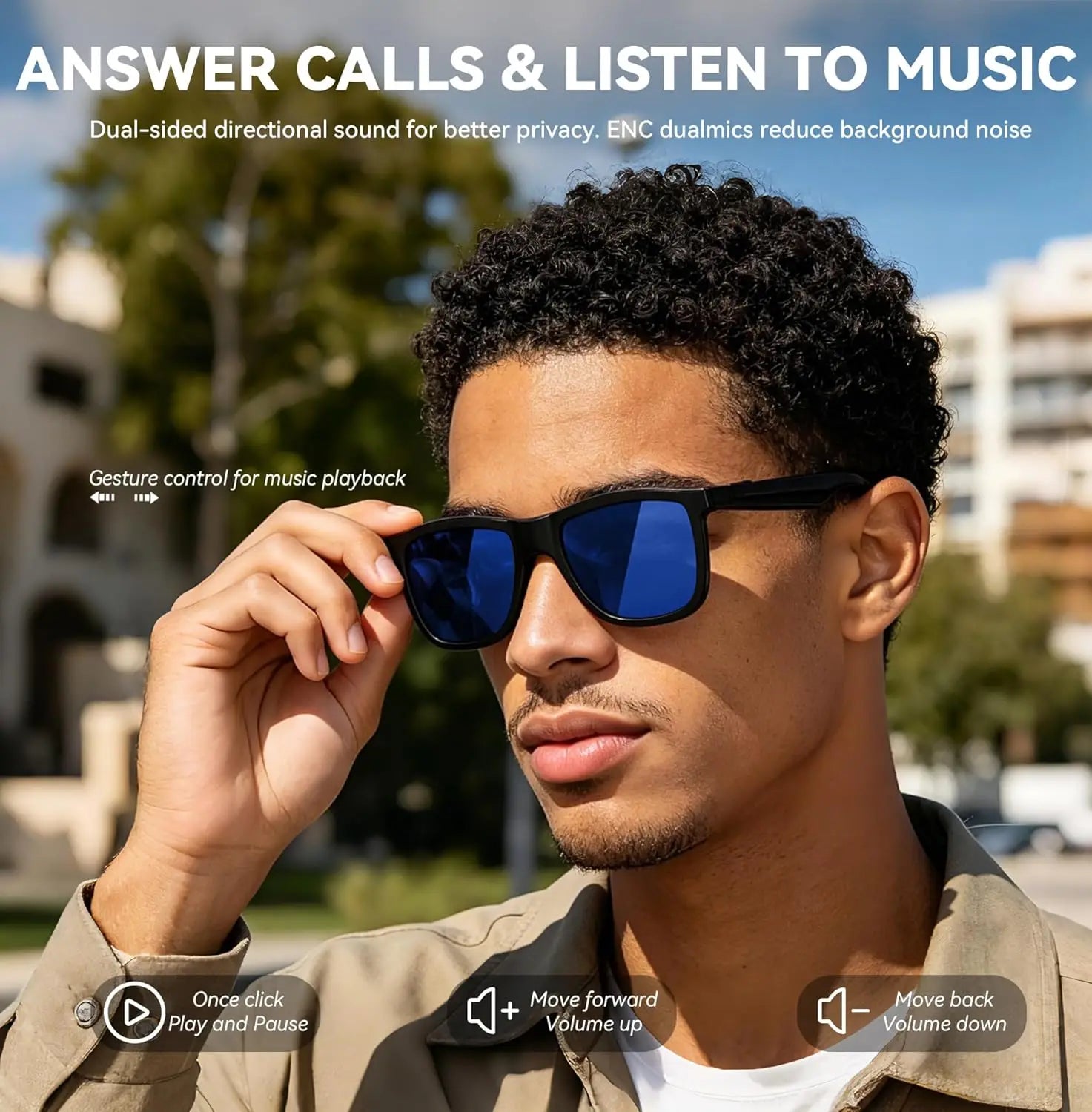 2026 AI Smart Glasses Touch Color-change  Electrochromic Lens AI Translation ChatGPT BT Call Dual-mic Music Audio Sunglasses Men
