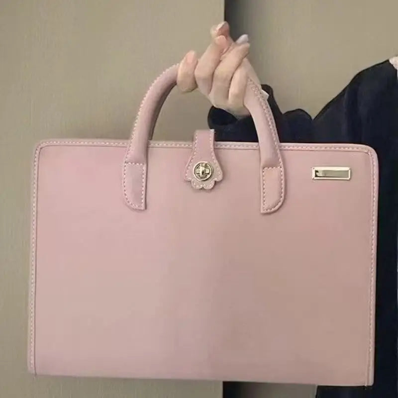Computer bag and computer protective case, laptop handbag, pink girlish style