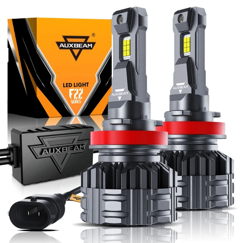 AUXBEAM 110W LED Headlight Bulbs H4 H7 H11 H13 9005 9006 9007 9012 6500K LED Bulbs Canbus Headlamp Bulbs