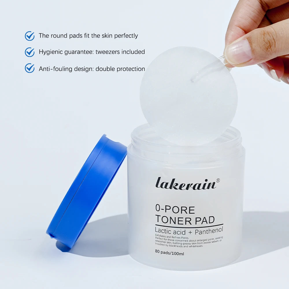 Dual-Textured Facial Toner Pads for Exfoliation and Pore Care