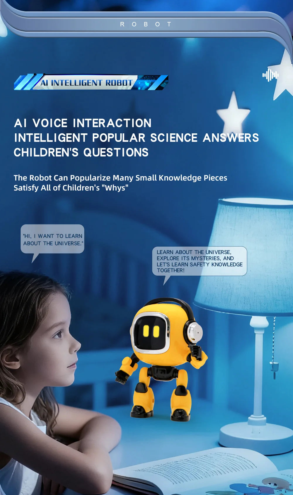 Deepseek Smart Ai Voice Rc Robot Voice Control Life Assistant Interactive Daily Life Helper Toy For Boys Kids Play Companion