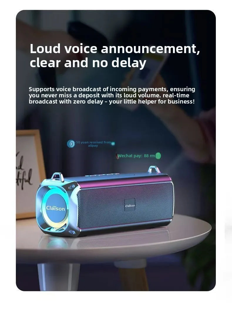 Bluetooth Audio Dual Speakers Diaphragm Bluetooth Small Speakers Loud Volume Subwoofers Plug-in Cards Wireless Speakers