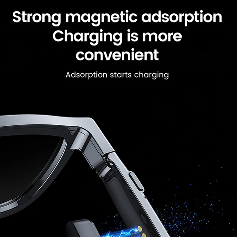 AI Smart Audio Glasses Touch To Color Changing 38g HD Call Sunglasses Noise-reducing Music Play AI Audio Glasses Men Women