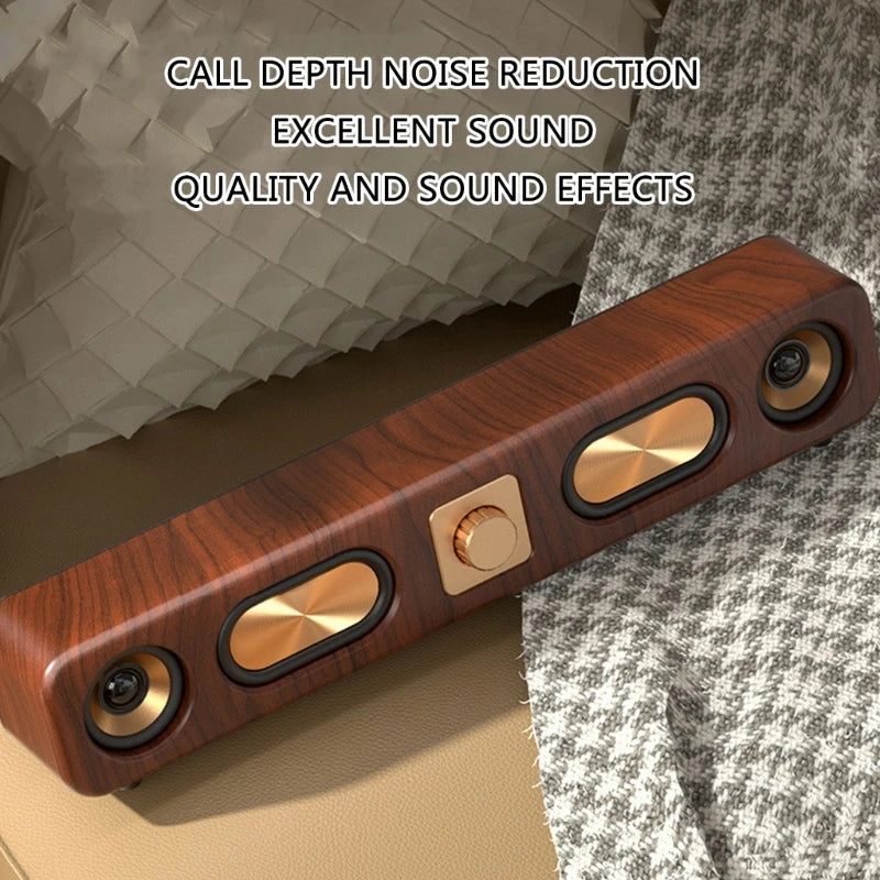 Bluetooth-compatible Speakers Wireless Sound Bar Speakers for Desktop Speakers Corded USB Connection for Monitors