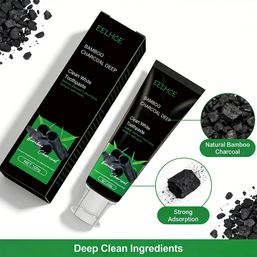 Bamboo charcoal toothpaste Remove Plaque Eliminate Oral Odors