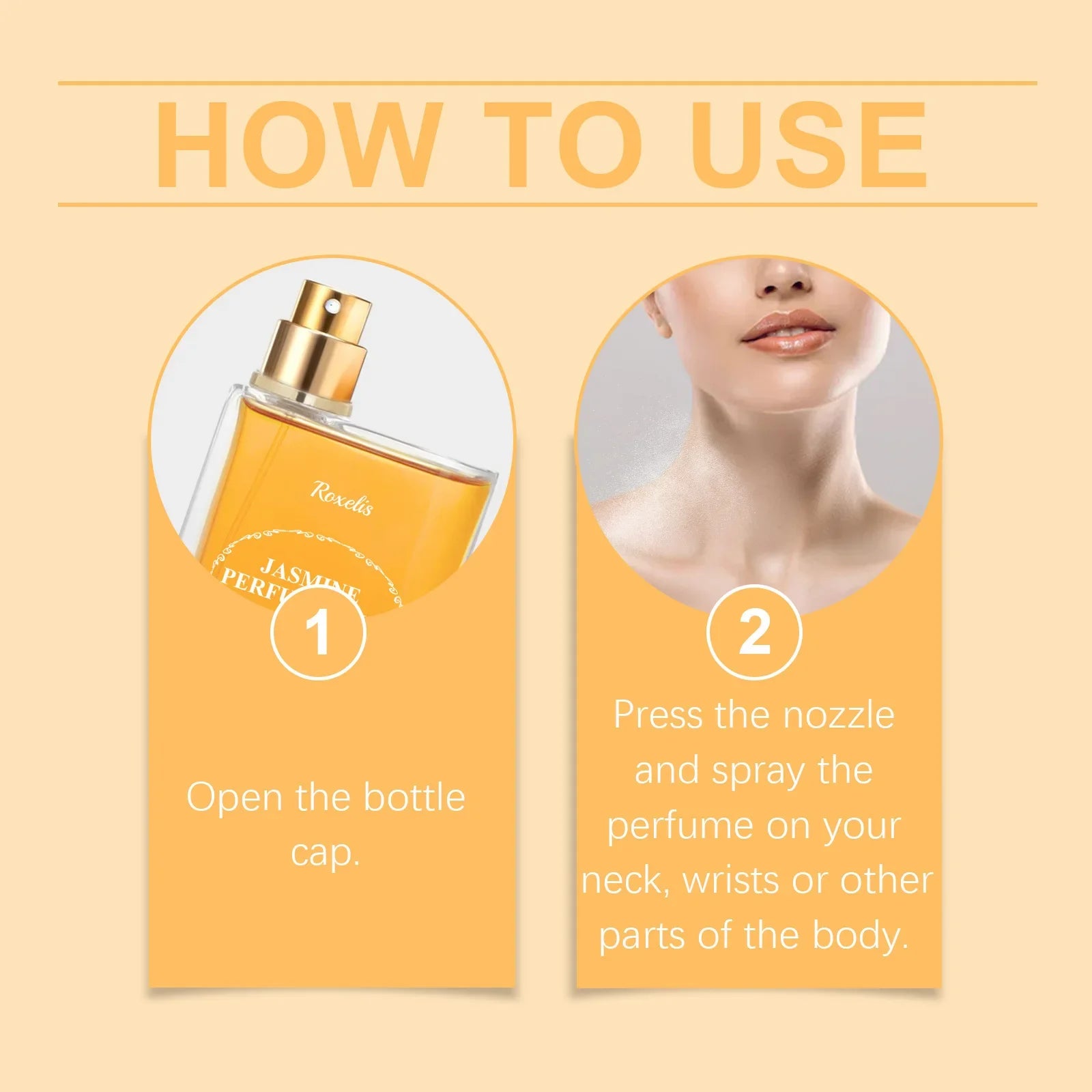 Jasmine Light Fragrance Perfume Attract Pheromone Long Lasting Scent Fresh Dating High Quality Improve Charm Women Body Perfumes