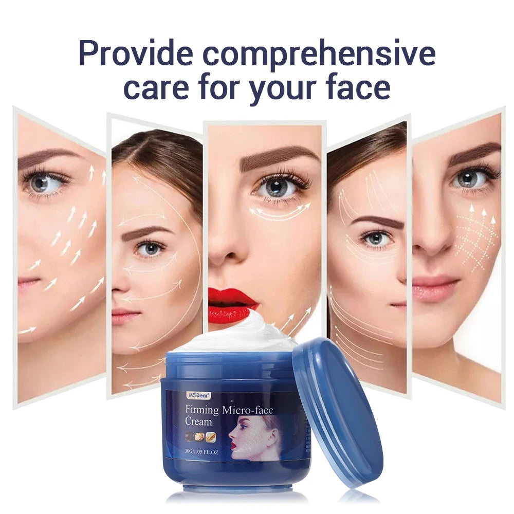 2Pcs Firming Face-lift Slimming Cream V-Shape Slimming Removal Masseter Muscle Double Chin Face Fat Burning Anti-Wrinkle Product
